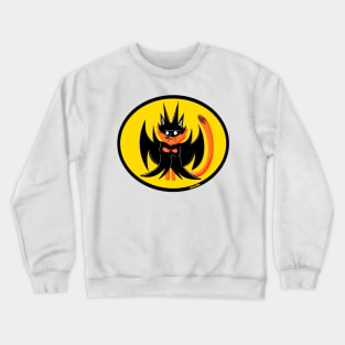 knight in the dark fox cosplay ecopop art Crewneck Sweatshirt